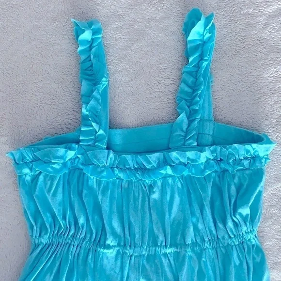 Saint Grace Womens/Juniors Tank Top Blue M - Picture 3 of 9